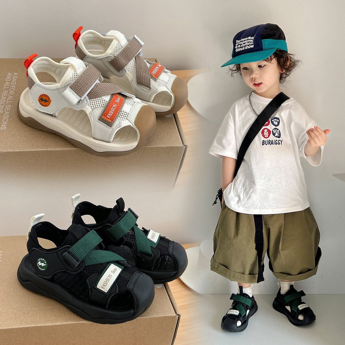 Summer New Hollow-Out Children's Sports Beach Shoes 1