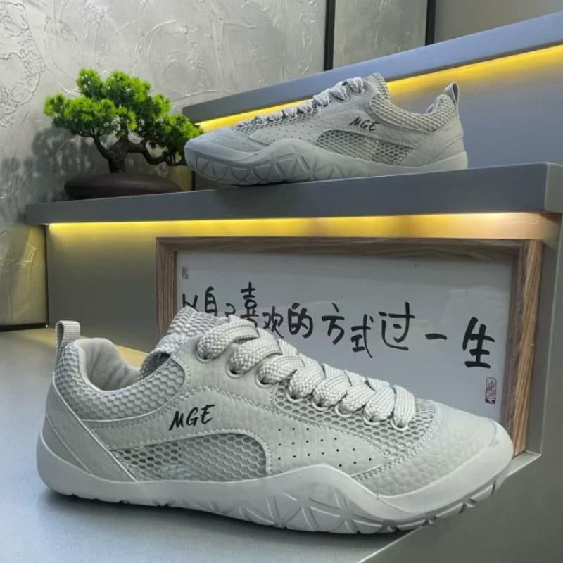 Designer Style 2026 Summer & Autumn Big Eye Mesh Workwear Outdoor Breathable Cortez Shoes, Korean Runway Fashion Sneakers For Men 4
