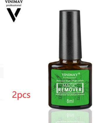 Nail Polish Burst Magic Nail Polish Remover  Fast Soak Off Sticky  Nail Gel Polish Degreaser Cleaner 12