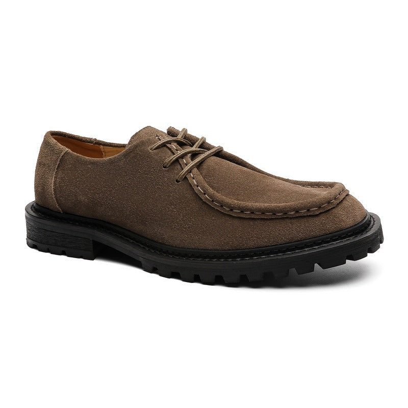 Retro Thick-soled Lace-up Casual Shoes 5