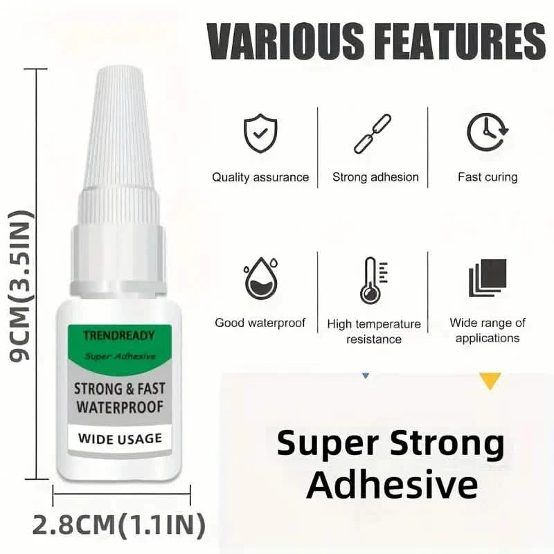 2-Pack: Super Glue – Fast-Drying, Waterproof, Multi-Surface 4