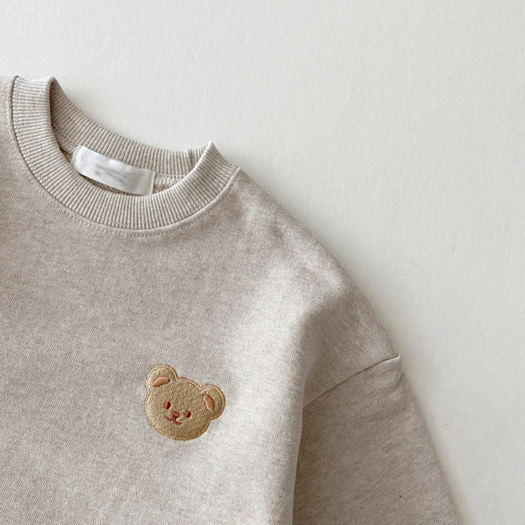 Baby Cartoon Embroidery Bear Head For Men And Women 2