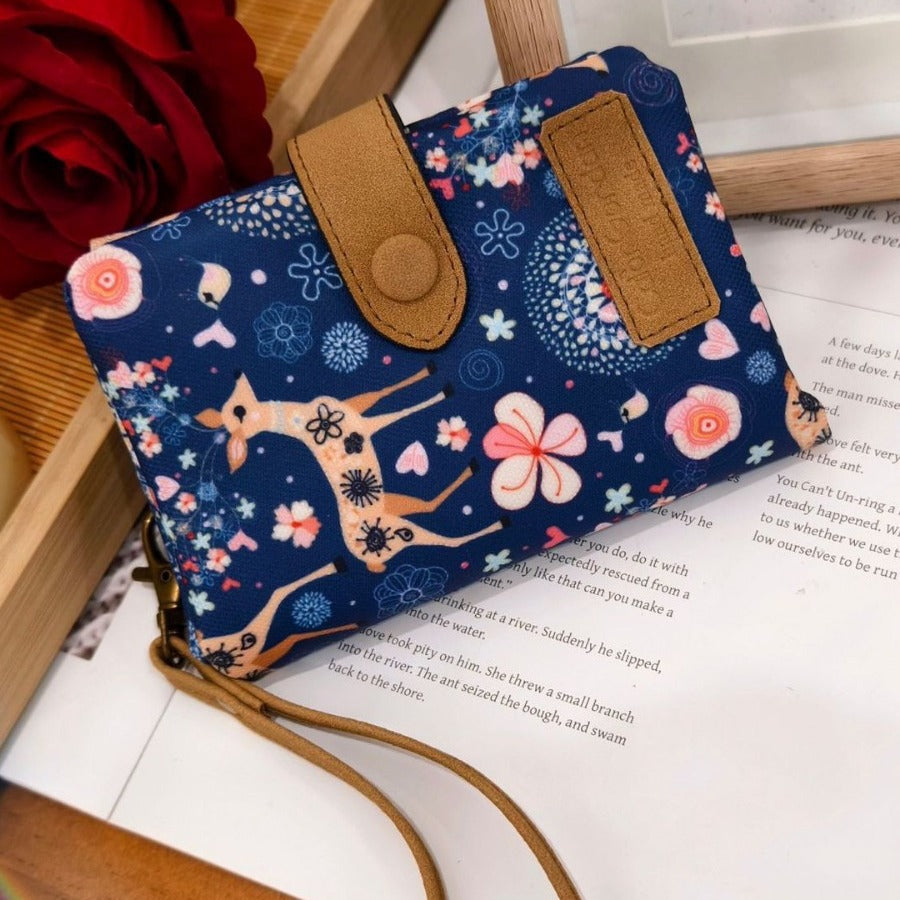 Multifunctional Tri-fold Fashion Multi-card-slot Printed Wallet 2