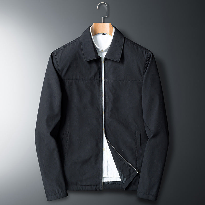 Lapel Jacket Fall Winter Coat Men's Clothing 9