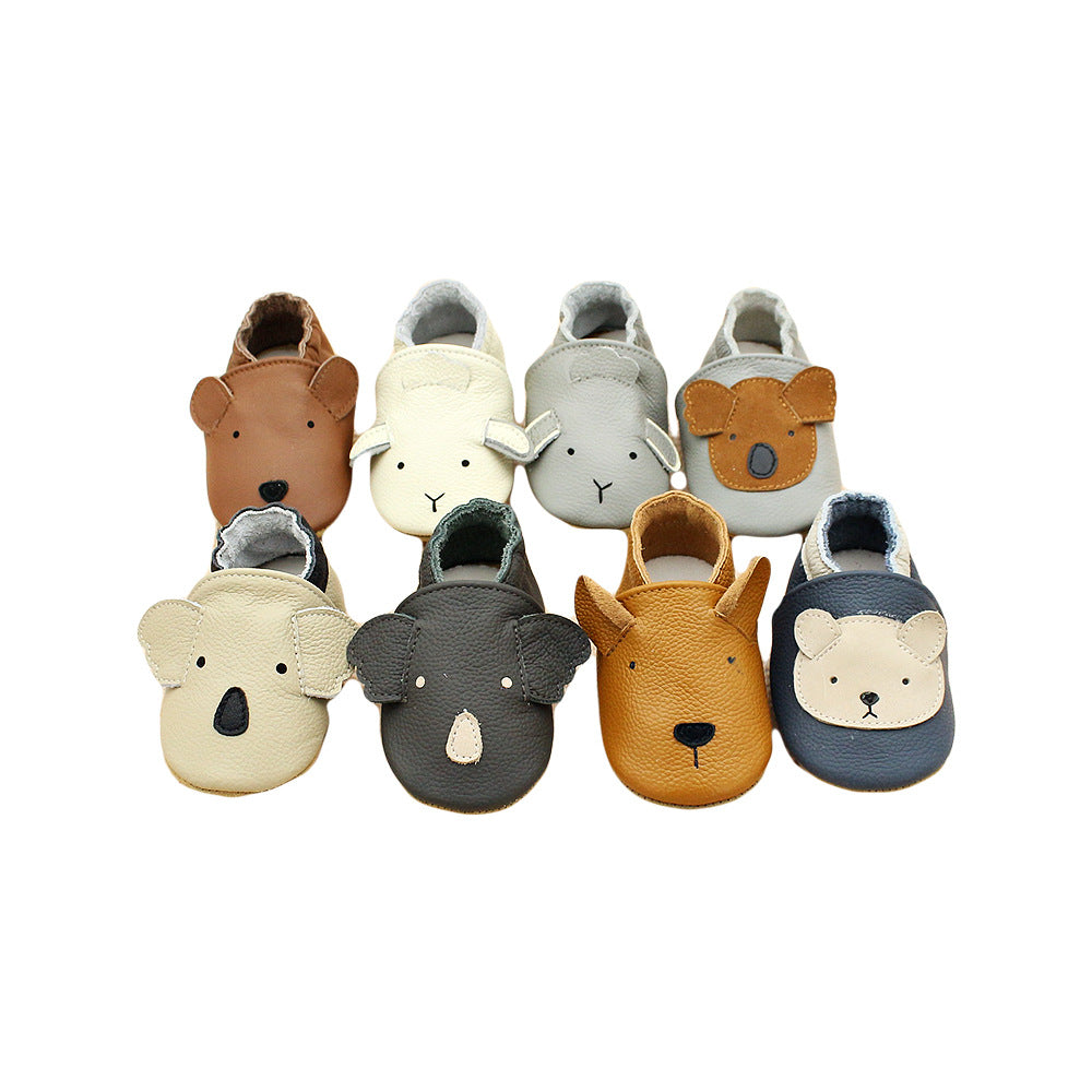 Premium Full-grain Leather Toddler Walking Shoes 1