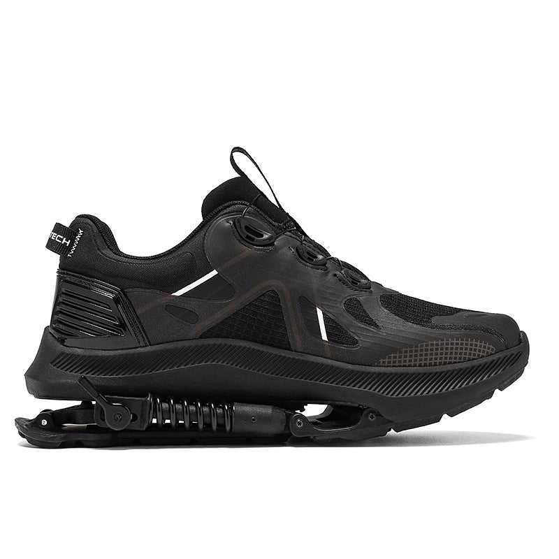 Black Tech Running Shoes Power Mechanical Running Shoes Marathon Running 5