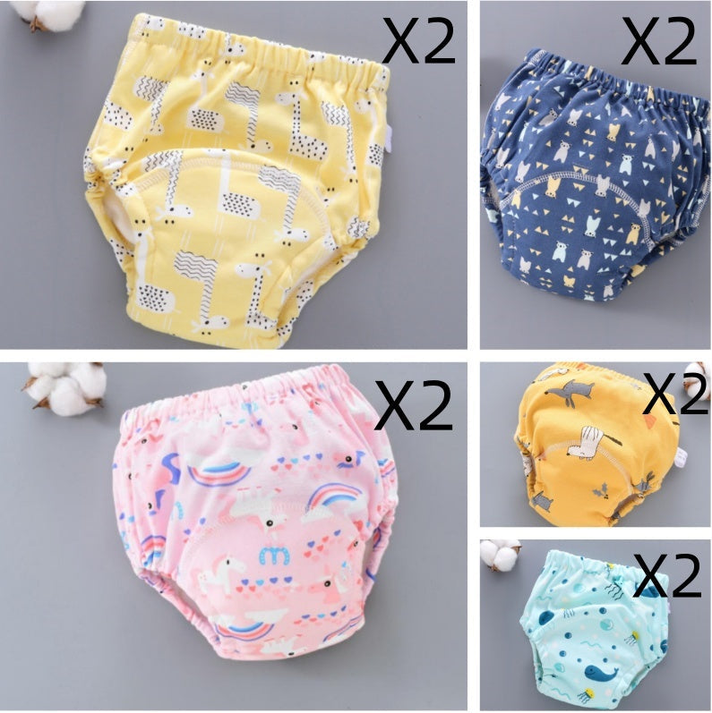 Baby Training Pants Washable 6-layer Gauze Diaper Cover 31