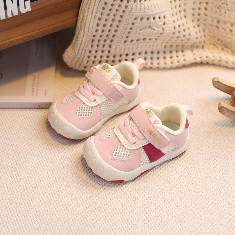 2026 Spring New Baby Walking Shoes, Soft Sole Non-slip Toddler Casual Sports Shoes, Breathable First Walker Shoes For Boys And Girls 5