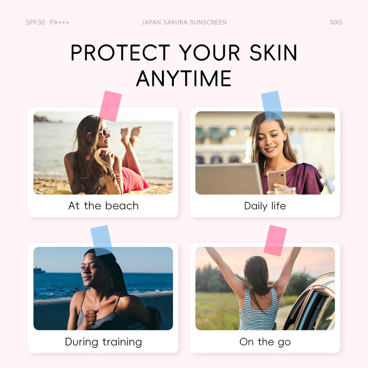 Cherry Blossom SunscreenSPF30 Isolation Skin Care Products 3