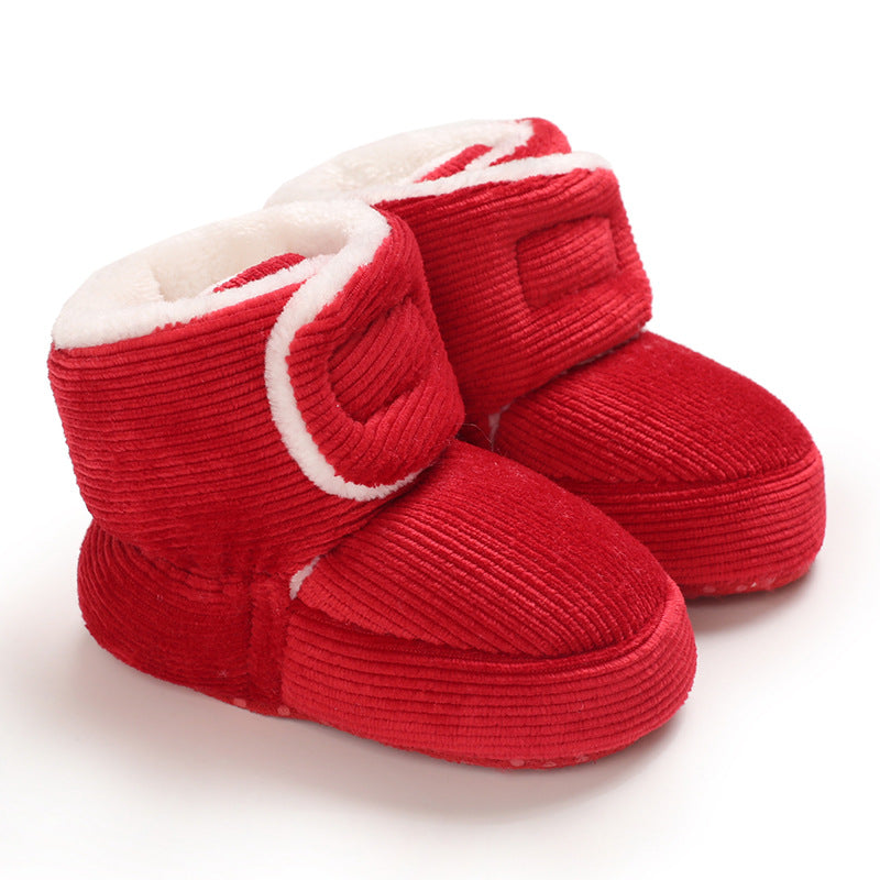 Baby Cotton Shoes, Soft Sole Baby Shoes, Casual Toddler Shoes 6