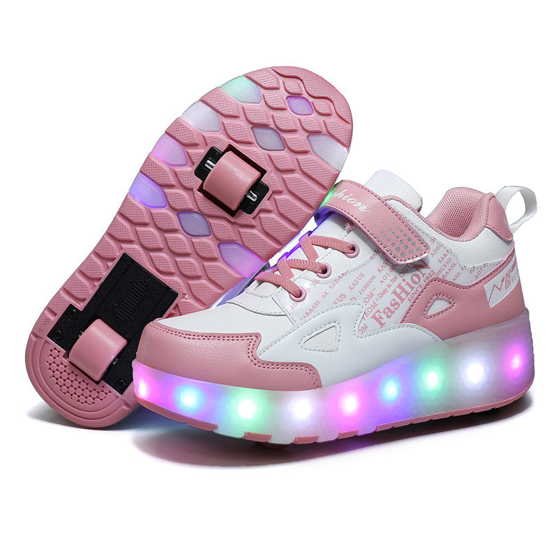 Two-wheeled Heelys Children's Sports Shoes Boys And Girls Skates 1