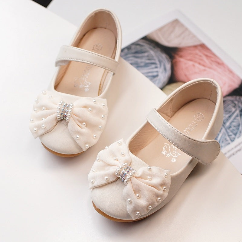 Princess Bow New Girls' Banquet Dress Flower Girl Shoes 1