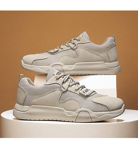 2026 Summer Trendy Versatile Low Top Breathable Height Increasing Soft Sole Men's Casual Sports Shoes 1