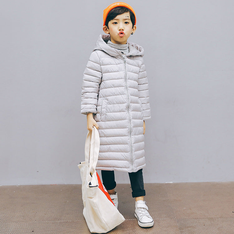 Winter Warm Children Cotton Clothing Mid Length 3