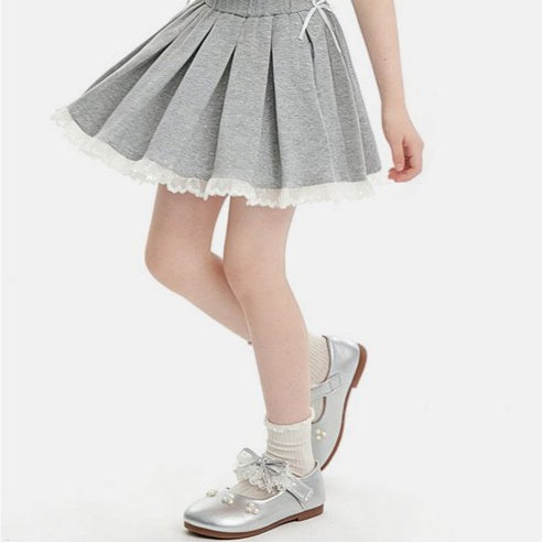 Children's Leather Shoes For Baby Girls, Mary Jane Lace Princess Shoes, Fashionable And Versatile Soft Soled Single Shoes 2