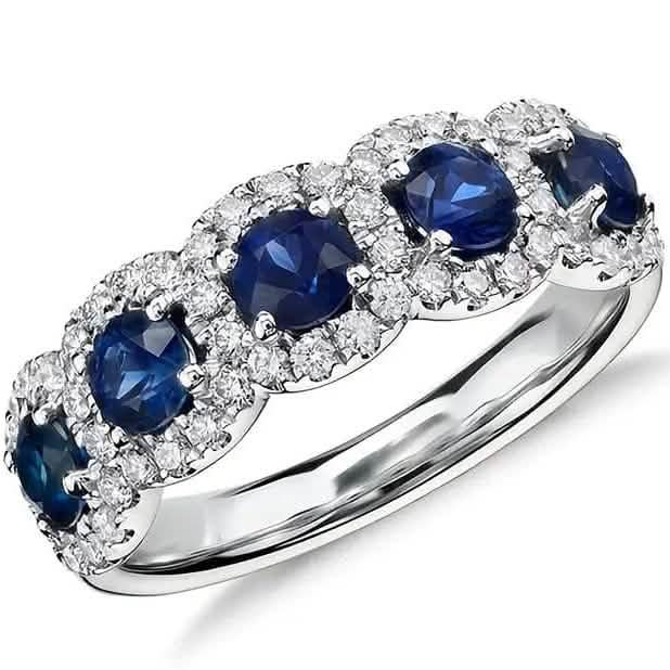 Elegant Copper Ring with Synthetic Cubic Zirconia 1