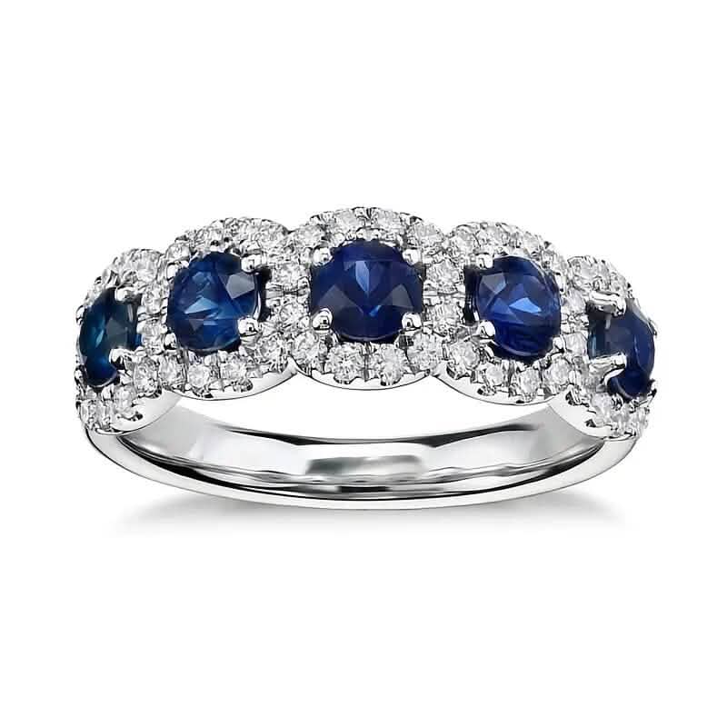 Elegant Copper Ring with Synthetic Cubic Zirconia 2