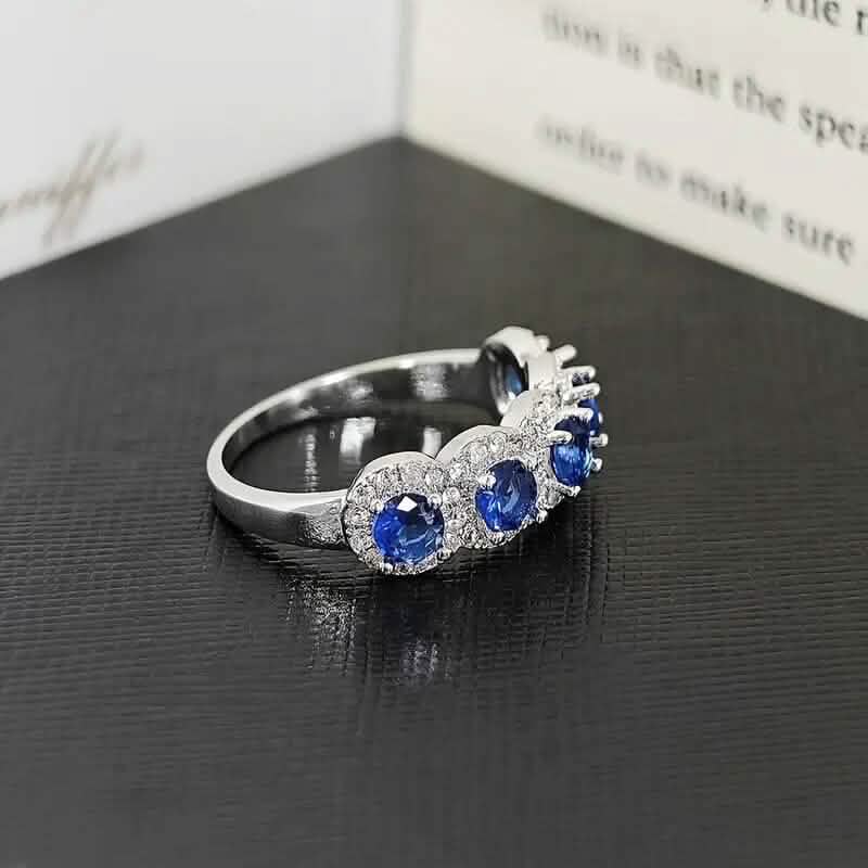 Elegant Copper Ring with Synthetic Cubic Zirconia 6