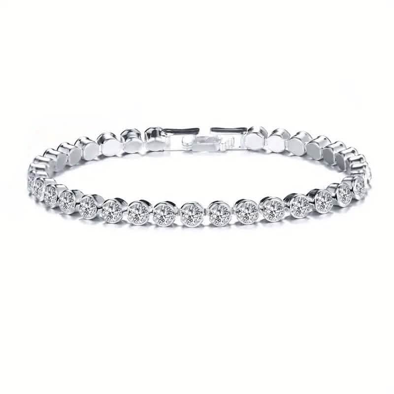 Elegant Rhinestone Tennis Bracelet 5