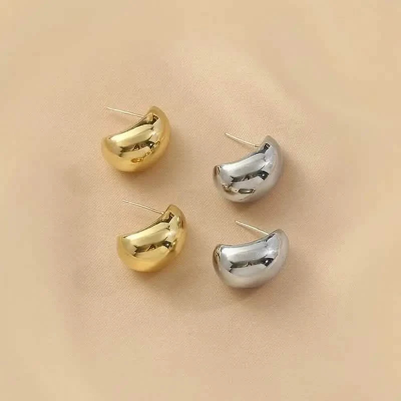 Elegant Water Drop Hoop Earrings for Women 3