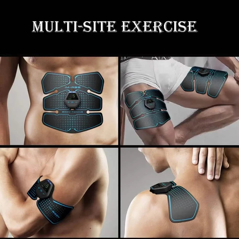 EMS Muscle Stimulator LCD Screen USB Rechargeable Portable Trainer 6