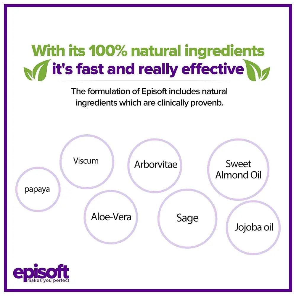 Episoft Hair Inhibitor by Bubbly, Hair Remover for Women and Men, Nourishing and Alcohol-Free Formula for Smooth Skin and Beautiful Appearance, For All Skin Types