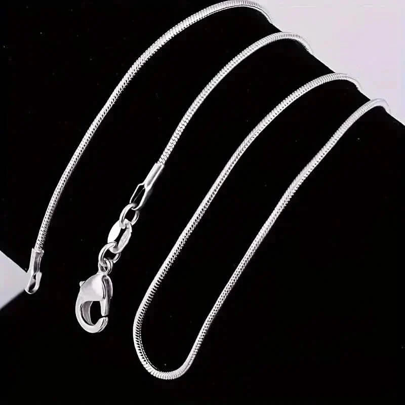 Exquisite Casual Snake Necklace Collarbone Chain Couple Pendant 1