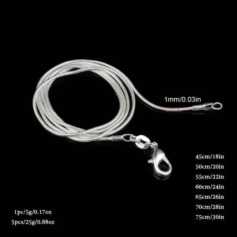 Exquisite Casual Snake Necklace Collarbone Chain Couple Pendant 3
