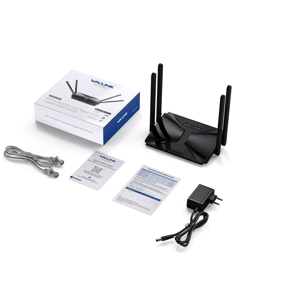 AX3000 Dual-Band Gigabit Mesh Wireless Wi-Fi 6 Router With 5dBi High-Gain Four-Antenna Design 9