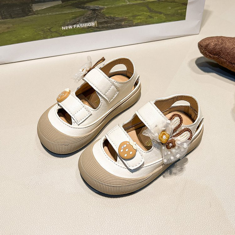Girl Baby Cute Pendant Sandals Summer New Children's Princess Shoes Baotou Little Girl Soft Soled Shoes 9