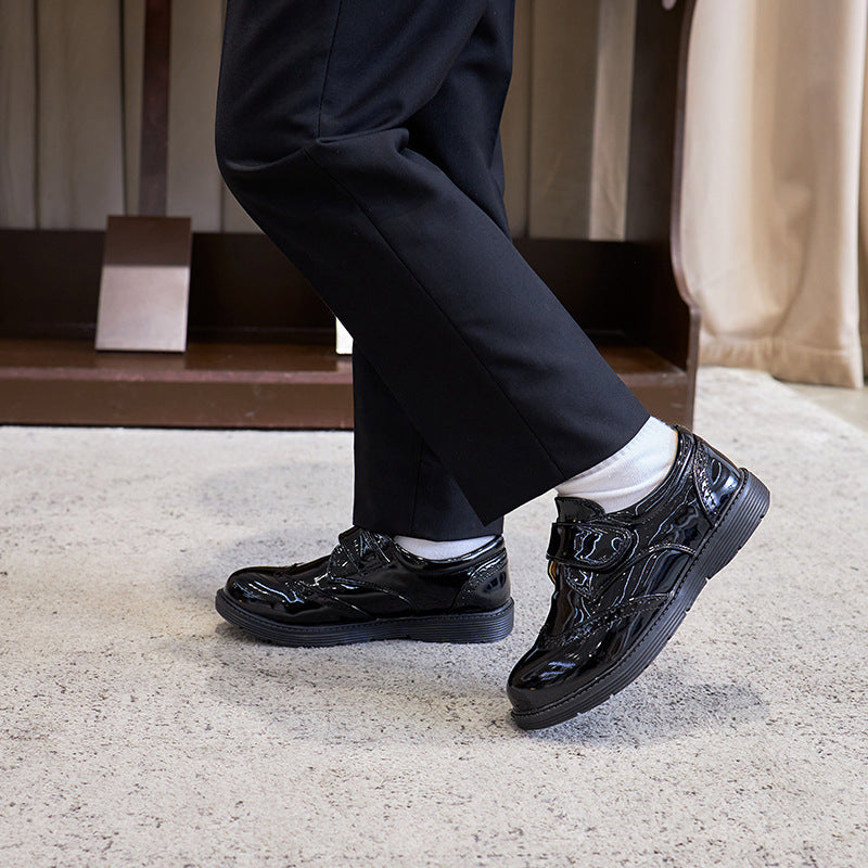 Boys' Leather Shoes Fashion Soft Bottom 2