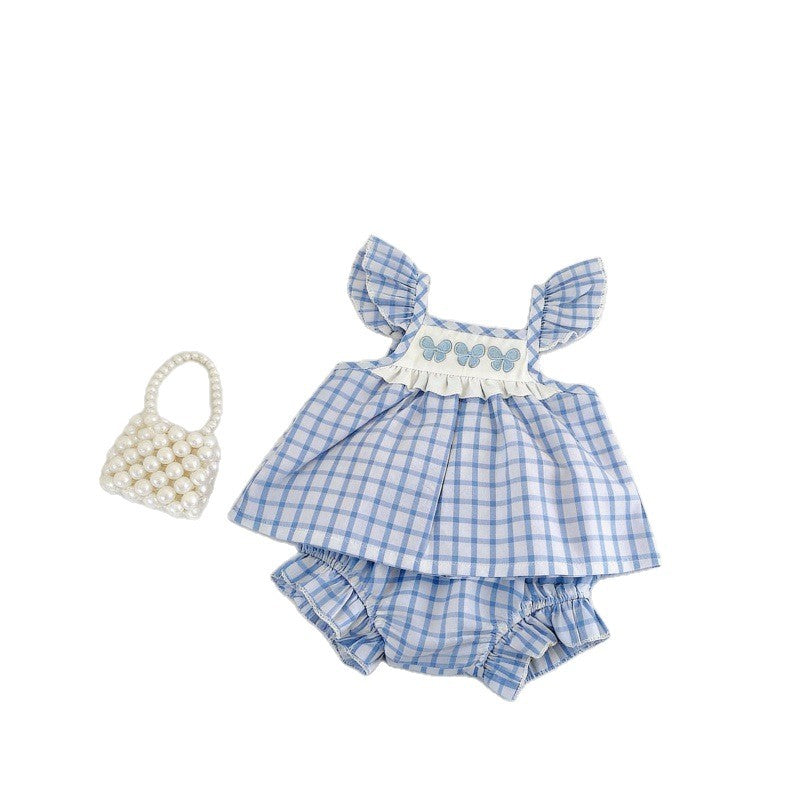 Lotus-leaf-sleeve Camisole Floral Shorts 5