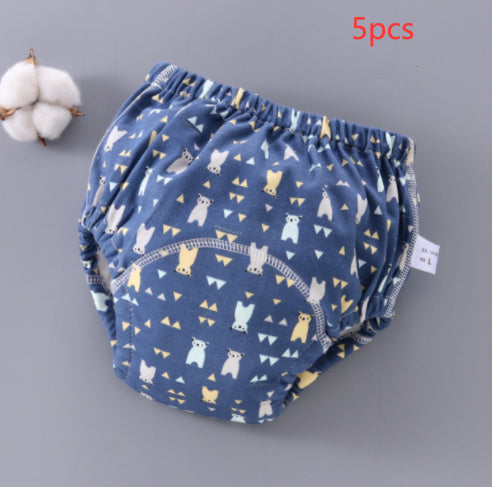 Baby Training Pants Washable 6-layer Gauze Diaper Cover 14