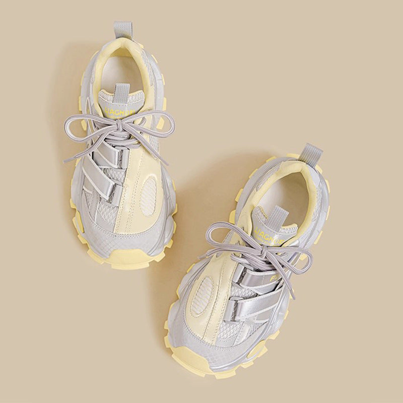 Girls Sports Shoes Running Shoes For Older Children Soft-soled Versatile Dad Shoes 3