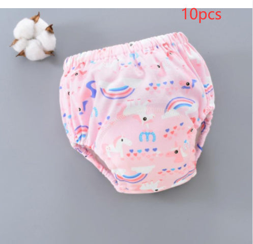 Baby Training Pants Washable 6-layer Gauze Diaper Cover 19