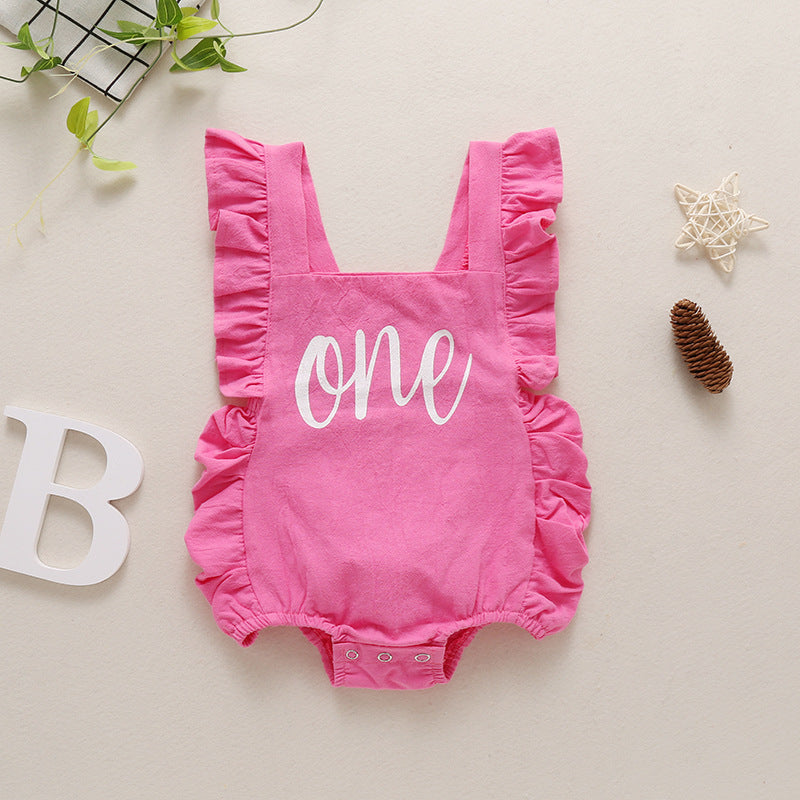 Infant Multicolor Bellyband Jumpsuit Romper 9