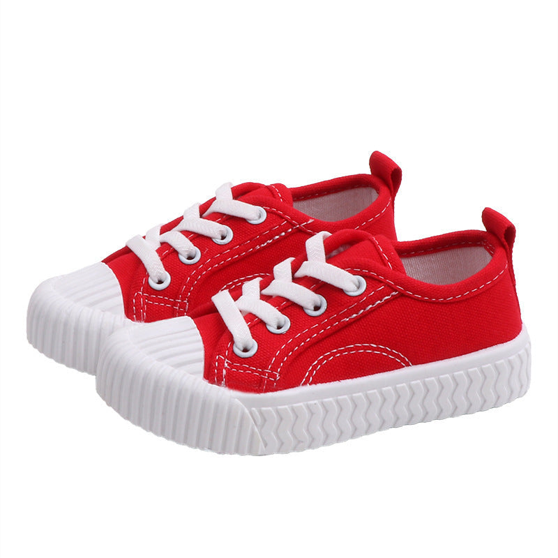 Autumn Korean Style Children's Candy-colored Canvas Shoes 7