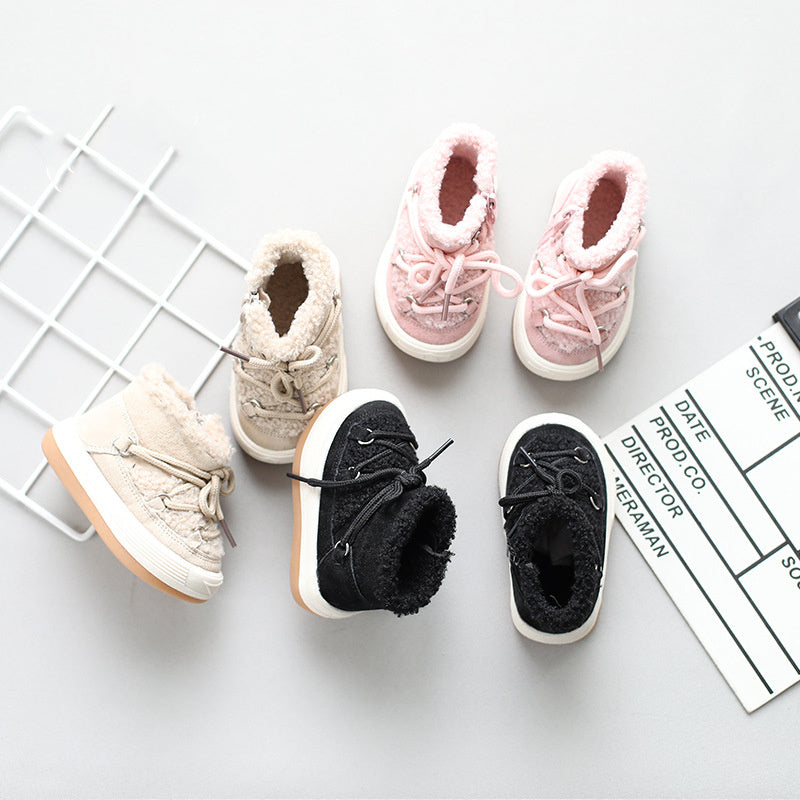 Plus Velvet Warm Korean Baby Cotton Shoes 1