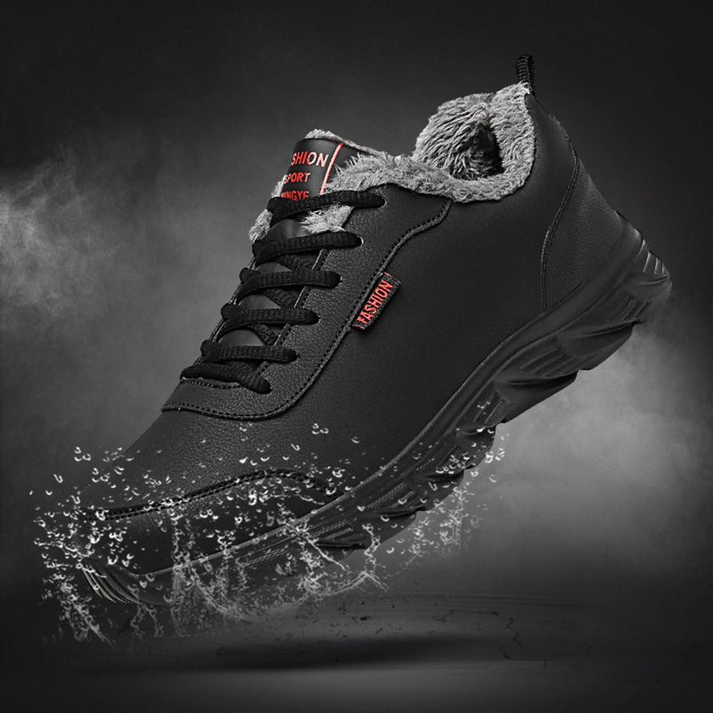 Men Sneakers Winter Warm Sports Shoes With Plush 8