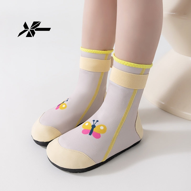Childrens Cartoon-style High-top Beach Sock Shoes Quick-drying Non-slip Water Shoes For Boys And Girls 5