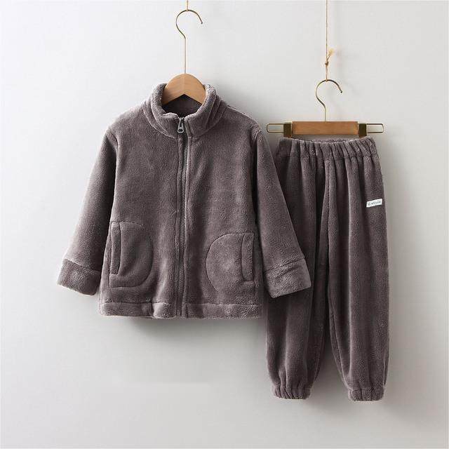 Children Clothes Kids Suit Warm Sweater Girl Fleece Hoodies 8