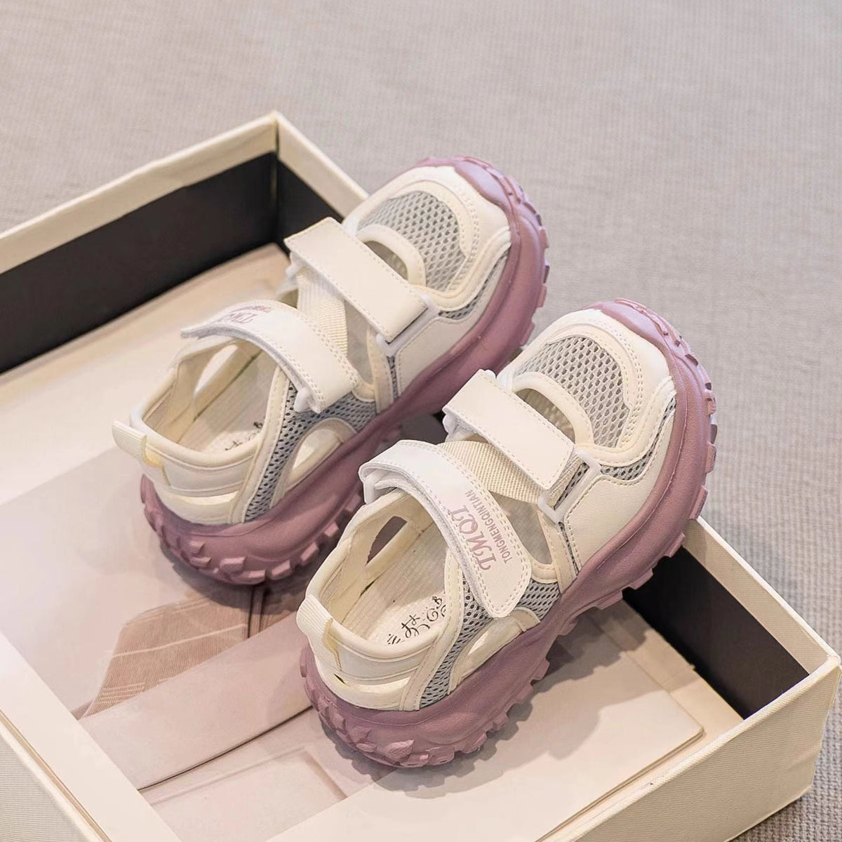 Children's New Summer Hollow-Out Sports Half Sandals 6