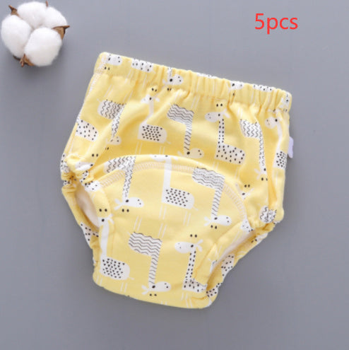 Baby Training Pants Washable 6-layer Gauze Diaper Cover 12