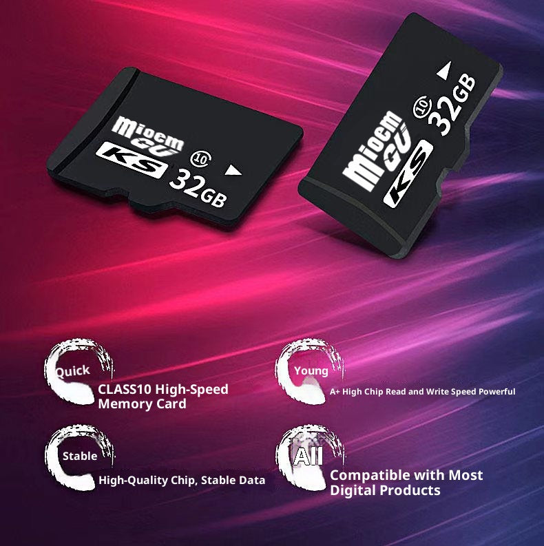 TF Card 32G Mobile Phone Camera 6 Monitoring Driving Recorder Memory Card 7