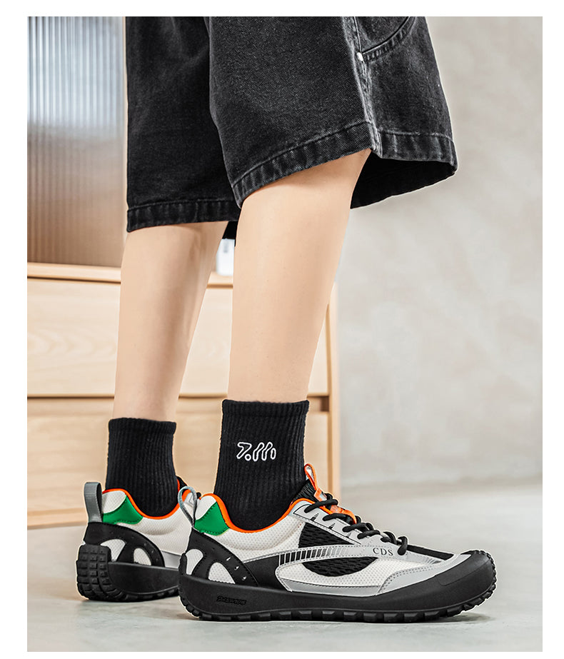 New Men's Lightweight Slip-On Skate Shoes, Versatile Trendy Casual Sneakers 6