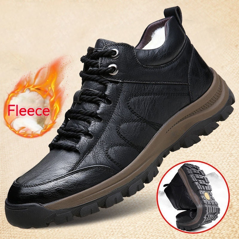 Casual Leather Shoes Simple Travel Outdoor Men's Shoes 4