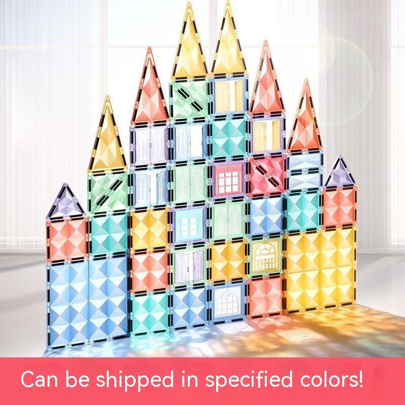 Color Window Asterism Magnetic Building Blocks Assembly 1