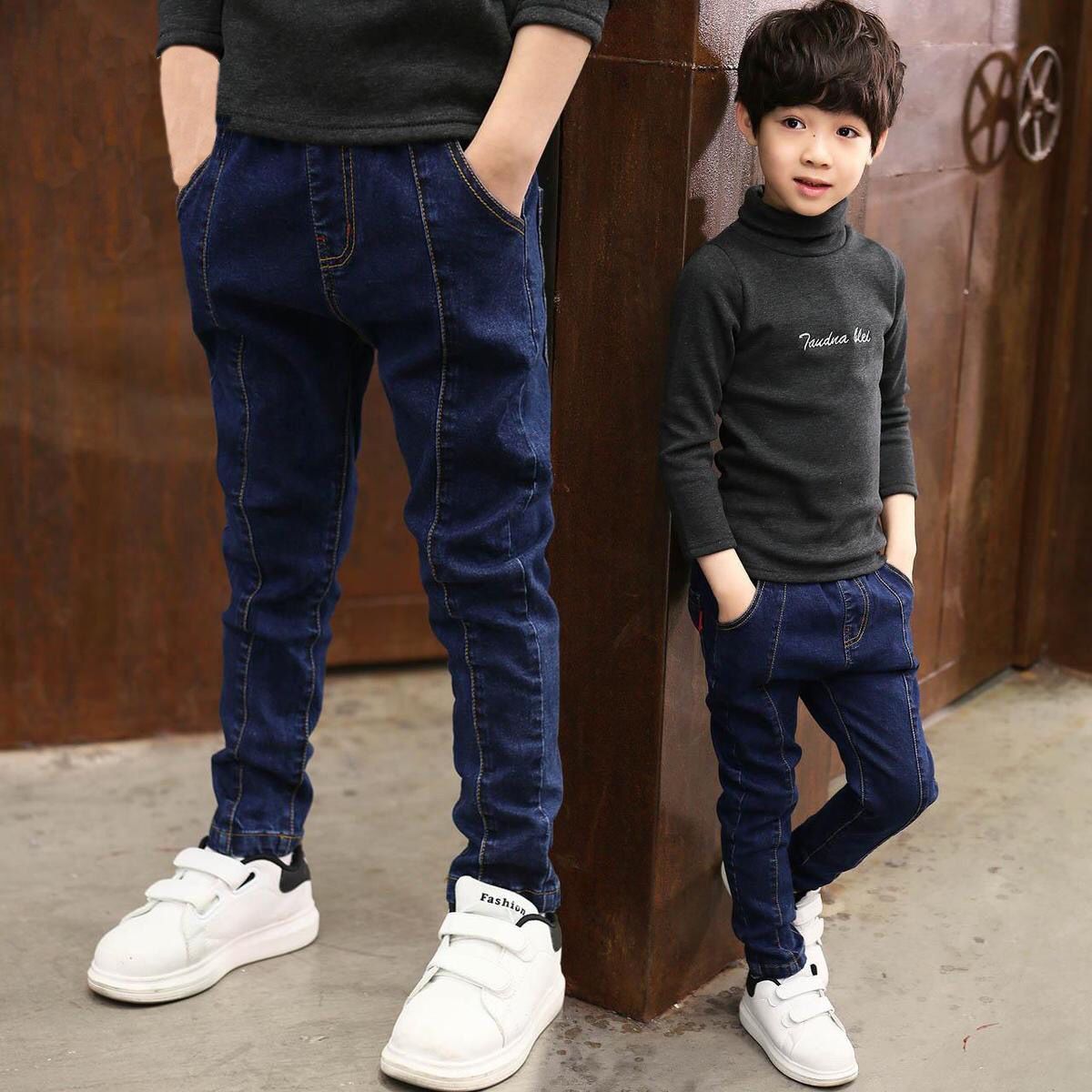 Boys' Denim Trousers Trousers Children's Clothing 17