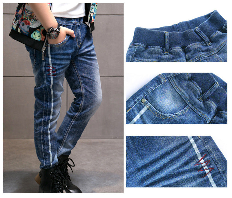 CUHK Kids' Fashion Straight Casual Pants 4