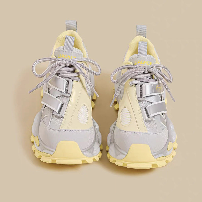 Girls Sports Shoes Running Shoes For Older Children Soft-soled Versatile Dad Shoes 1